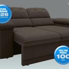 Sofá New Ripley 1,70m Assento Retrátil E Reclinável Velosuede