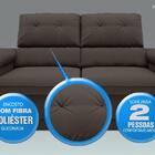 Sofá New Ripley 1,70m Assento Retrátil E Reclinável Velosuede