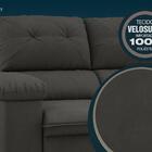 Sofá New Ripley 2,05m Assento Retrátil E Reclinável Velosuede