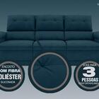 Sofá New Ripley 2,05m Assento Retrátil E Reclinável Velosuede