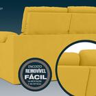 Sofá New Ripley 2,05m Assento Retrátil E Reclinável Velosuede