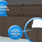 Sofá New Ripley 2,30m Assento Retrátil E Reclinável Velosuede