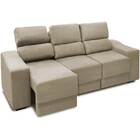 Sofá Nigéria 3 Lugares - Mobisul - Bege