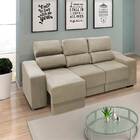 Sofá Nigéria 3 Lugares - Mobisul - Bege