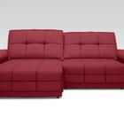 Sofá Nilo 2,00m Retrátil E Reclinável Velosuede Vermelho - Ne