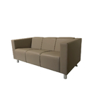 Sofá Nilo Sala Recepção 3 Lugares - Bege