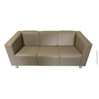 Sofá Nilo Sala Recepção 3 Lugares - Bege