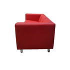 Sofá Nilo Sala Recepção 3 Lugares - Vermelho