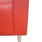 Sofá Nilo Sala Recepção 3 Lugares - Vermelho