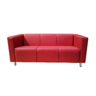 Sofá Nilo Sala Recepção 3 Lugares - Vermelho
