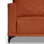 Sofa Nori 2 Lugares Pes De Ferro 160cm Linho Boucle Ezz