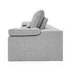 Sofá Oasis 1,90m Assento Retrátil E Reclinável Velosuede Graf