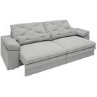 Sofá Oasis 2,10m Assento Retrátil E Reclinável Velosuede Graf