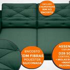 Sofá Oasis 2,10m Assento Retrátil E Reclinável Velosuede Verd
