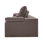 Sofá Oasis 2,30m Assento Retrátil E Reclinável Velosuede Choc