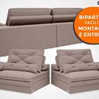 Sofá Oasis 2,30m Assento Retrátil E Reclinável Velosuede Marr