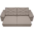 Sofá Oasis 2,30m Assento Retrátil E Reclinável Velosuede Marr