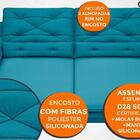 Sofá Oasis 2,30m Assento Retrátil E Reclinável Velosuede Roya