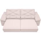 Sofá Oasis 2,50m Assento Retrátil E Reclinável Velosuede Arei