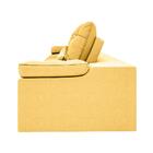 Sofá Oasis 2,90m Assento Retrátil E Reclinável Velosuede Cana