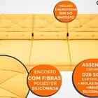 Sofá Oasis 2,90m Assento Retrátil E Reclinável Velosuede Cana