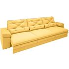 Sofá Oasis 2,90m Assento Retrátil E Reclinável Velosuede Cana