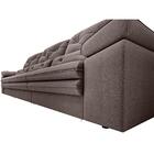 Sofá Oasis 2,90m Assento Retrátil E Reclinável Velosuede Choc