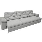 Sofá Oasis 2,90m Assento Retrátil E Reclinável Velosuede Graf