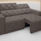 Sofá Olimpo 1,70m Assento Retrátil E Reclinável Velosuede Cho