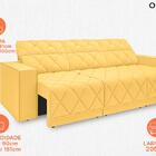 Sofá Olimpo 2,05m Assento Retrátil E Reclinável Velosuede Can