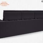 Sofá Olimpo 2,05m Assento Retrátil E Reclinável Velosuede Pre