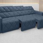 Sofá Olimpo 2,30m Assento Retrátil E Reclinável Velosuede Pet