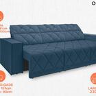 Sofá Olimpo 2,30m Assento Retrátil E Reclinável Velosuede Pet