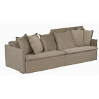 Sofá Olinda Modular 5 Lugares 2.50 Mt Com Molas Retrátil E Re