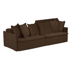 Sofá Olinda Modular 5 Lugares 2.50 Mt Com Molas Retrátil E Re