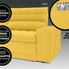 Sofá Omega 2,00m Assento Retrátil E Reclinável Velosuede Caná