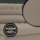 Sofá Omega 2,00m Assento Retrátil E Reclinável Velosuede Capu