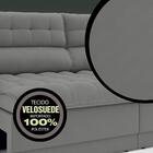 Sofá Omega 2,00m Assento Retrátil E Reclinável Velosuede Graf
