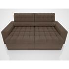 Sofá Omega 2,00m Assento Retrátil E Reclinável Velosuede Marr