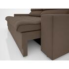 Sofá Omega 2,00m Assento Retrátil E Reclinável Velosuede Marr