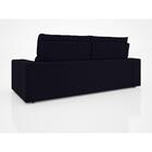 Sofá Omega 2,00m Assento Retrátil E Reclinável Velosuede Pret