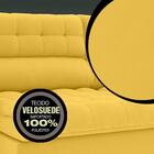 Sofá Omega 2,30m Assento Retrátil E Reclinável Velosuede Caná