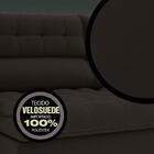 Sofá Omega 2,30m Assento Retrátil E Reclinável Velosuede Choc