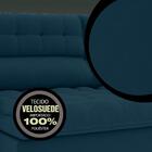 Sofá Omega 2,30m Assento Retrátil E Reclinável Velosuede Roya