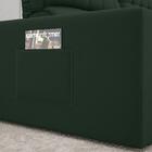 Sofá Omega 2,30m Assento Retrátil E Reclinável Velosuede Verd