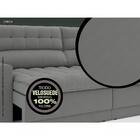 Sofá Omega 2,50m Assento Retrátil E Reclinável Velosuede Graf