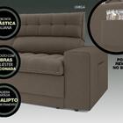 Sofá Omega 2,50m Assento Retrátil E Reclinável Velosuede Marr