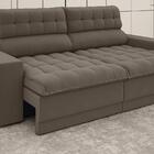 Sofá Omega 2,50m Assento Retrátil E Reclinável Velosuede Marr