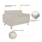 Sofá Omodei Benjamin 2 Lugares Linho