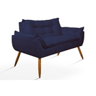 Sofá Opala Namoradeira Para Sala – Balaqui Decor Azul Marinho
